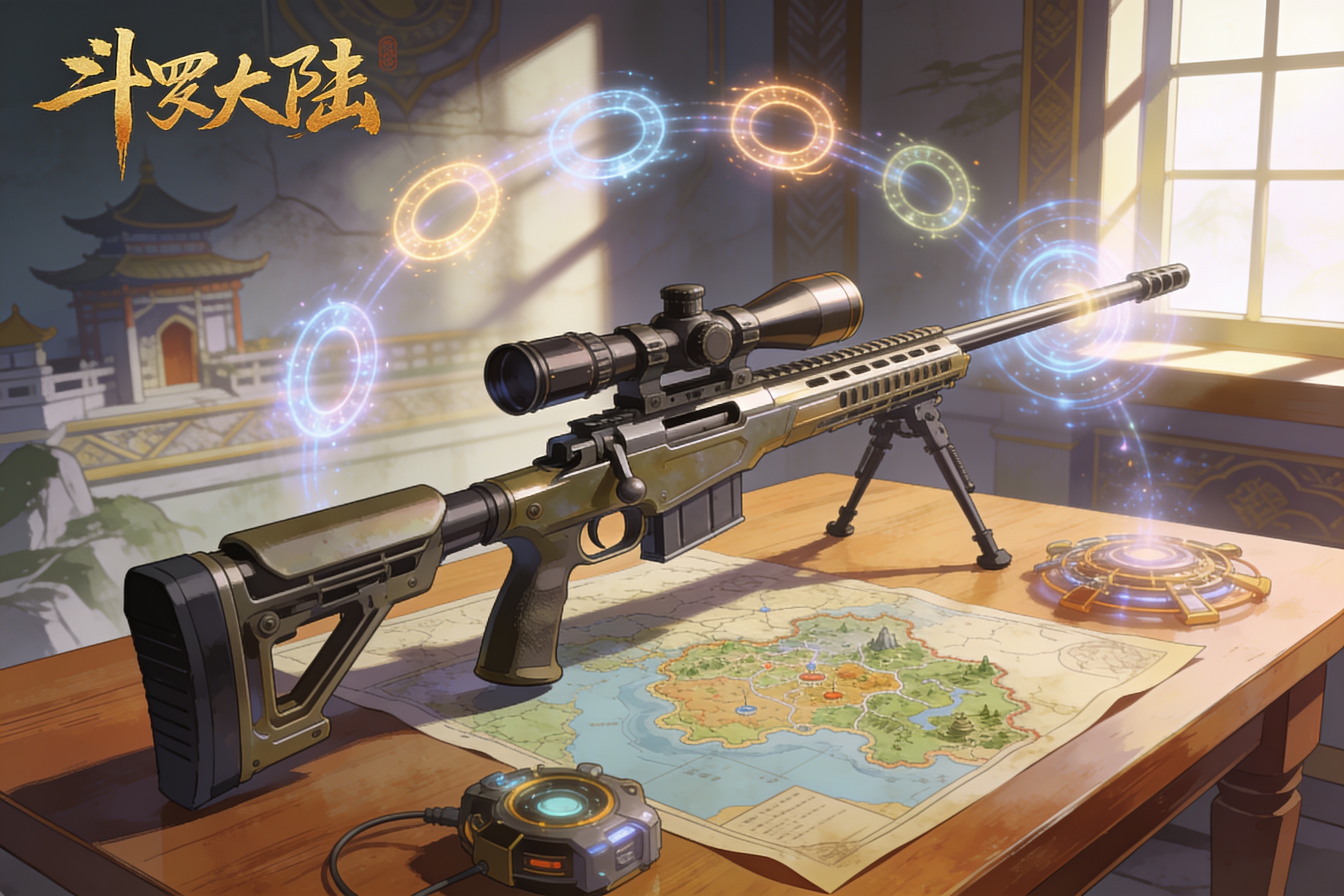 巴雷特狙击步枪在斗罗大陆世界观中的视觉呈现